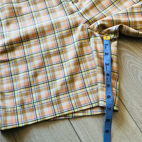 NWOT Twik Plaid High Waist Shorts - Picture 10 of 11